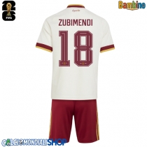 Maglie da calcio Spagna Martin Zubimendi #18 Seconda Maglia Bambino Mondiali 2026  Manica Corta + Pantaloni corti)